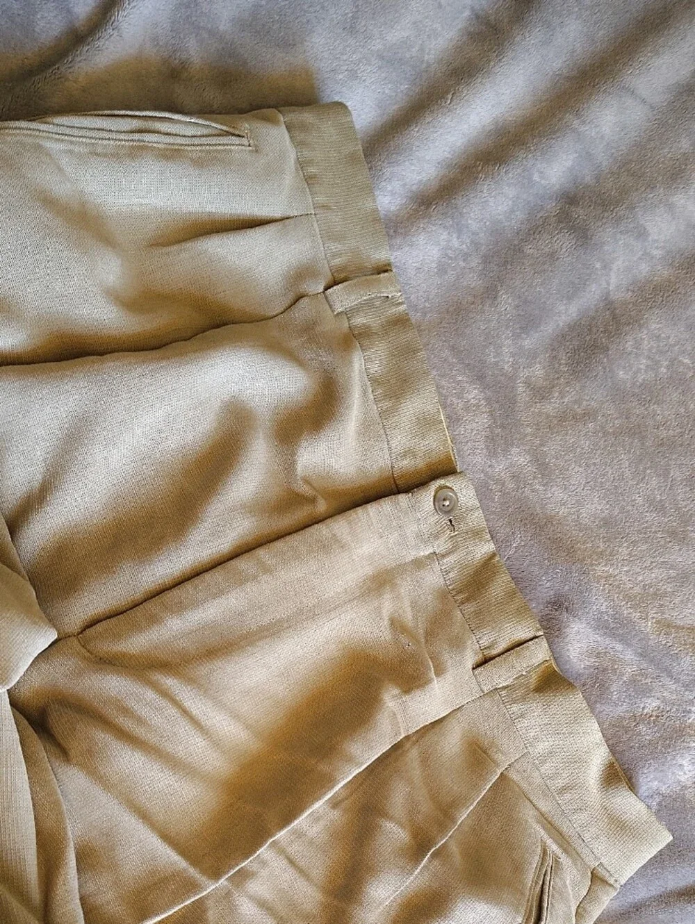 Crazy Horse Men's Light Beige Dress Pants